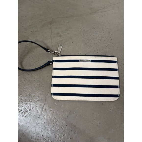 Rebecca Minkoff Canvas Stripe Clutch - Picture 1 of 6